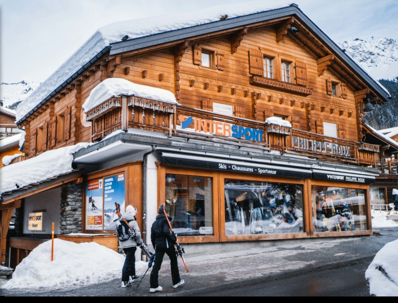 Le magasin Philippe Roux Sport, au cœur de Verbier